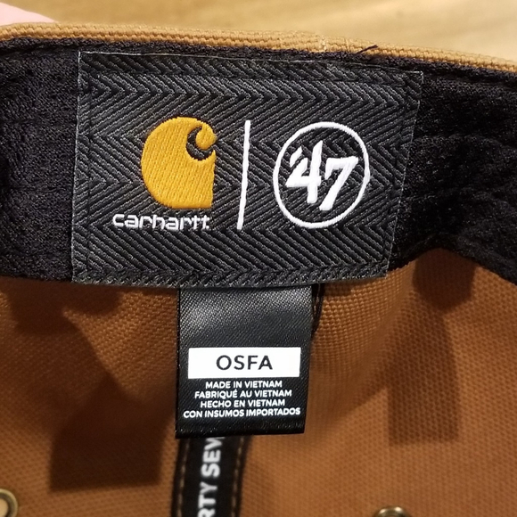 Kansas City Chiefs Hat Carhartt 47 Brand Hitch Brown Canvas NFL One Size - Picture 8 of 10